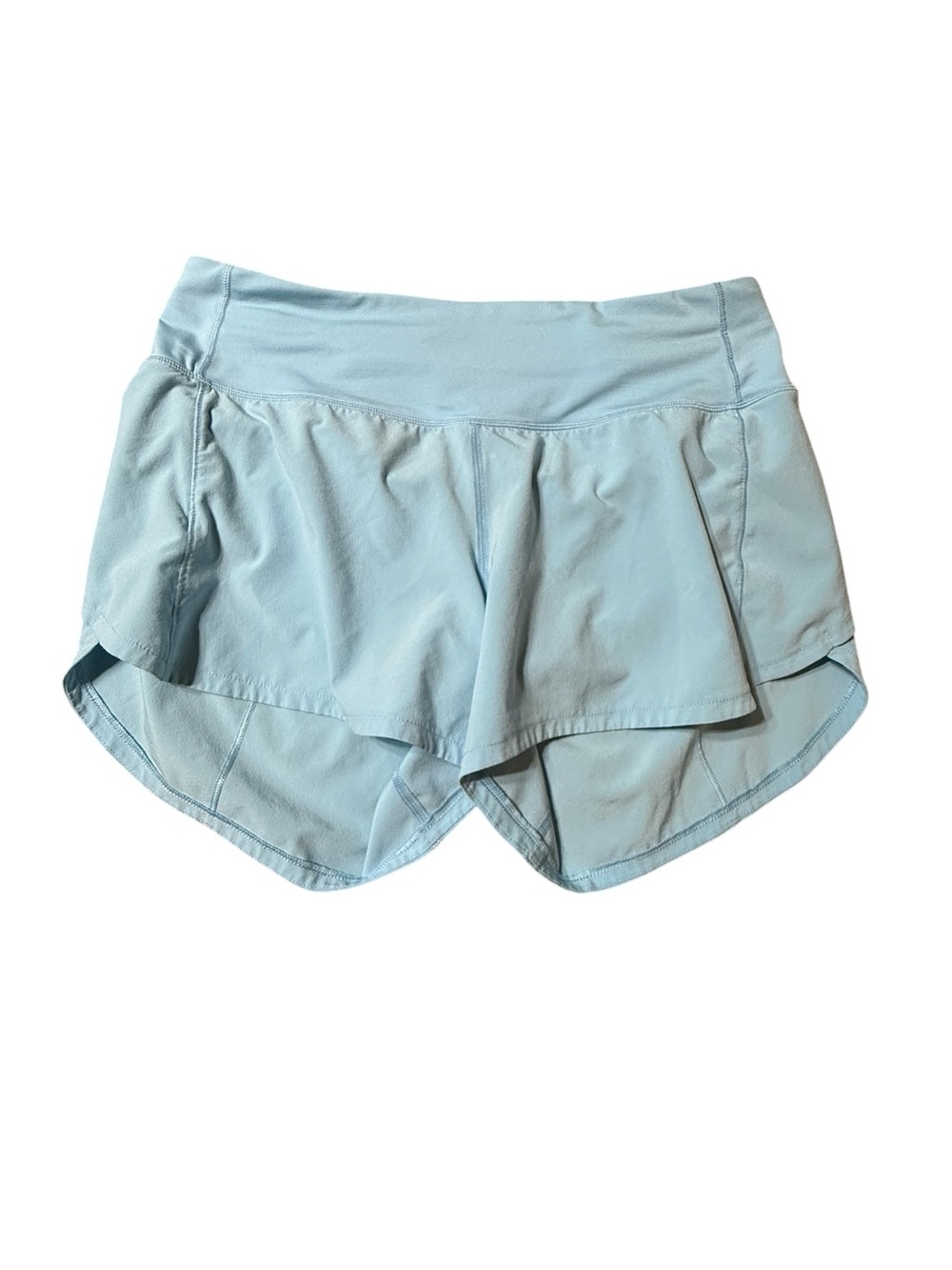 Lululemon Speed Up Lined Running Shorts Blue Size 6 Activewear Workout